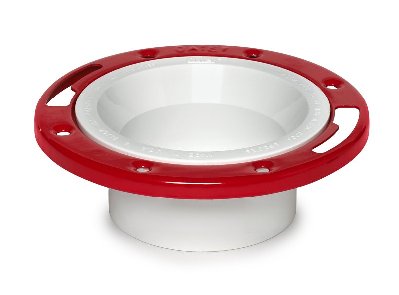 OATEY Oatey 43513 Closet Flange, 4.94 in ID x 7.02 in OD x 2.04 in W Dimensions, 3, 4 in Connection, PVC, White PLUMBING, HEATING & VENTILATION OATEY