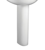 AMERICAN STANDARD American Standard Evolution Series 731150-400.020 Pedestal Leg, 34-1/2 in L, 22 in W, 18 in H, Vitreous China, White