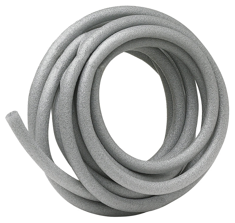 FROST KING Frost King C23H Caulk Saver, 5/8 in Dia, 20 ft L, Polyfoam, Gray
