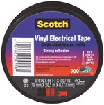 SCOTCH Scotch 4218-BA-40 Electrical Tape, 66 ft L, 3/4 in W, Vinyl Backing, Black ELECTRICAL SCOTCH