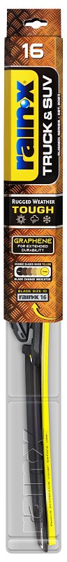 RAIN-X Rain-X Truck & SUV 870216 Wiper Blade, Beam Blade, 16 in L Blade, Synthetic Rubber AUTOMOTIVE RAIN-X