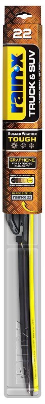 RAIN-X Rain-X Truck & SUV 870222 Wiper Blade, Beam Blade, 22 in L Blade, Synthetic Rubber AUTOMOTIVE RAIN-X
