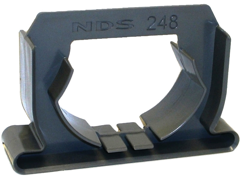 NDS NDS 248 Channel Coupling, 4 in, PVC, Gray