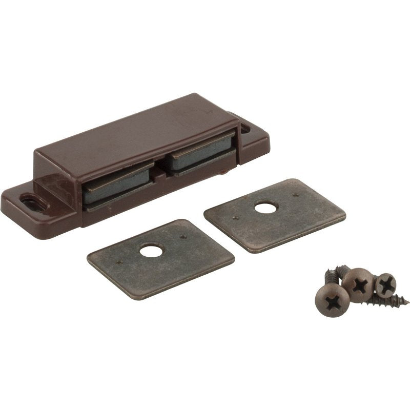 HARDWARE RESOURCES Hardware Resources KFCMD-A-BR2 Door Catch, Plastic, Brass, 2/PK HARDWARE & FARM SUPPLIES HARDWARE RESOURCES