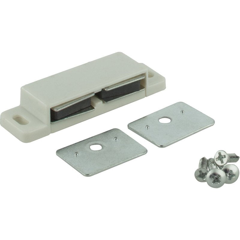 HARDWARE RESOURCES Hardware Resources KFCMD-A-WH2 Door Catch, Plastic, White, 2/PK HARDWARE & FARM SUPPLIES HARDWARE RESOURCES