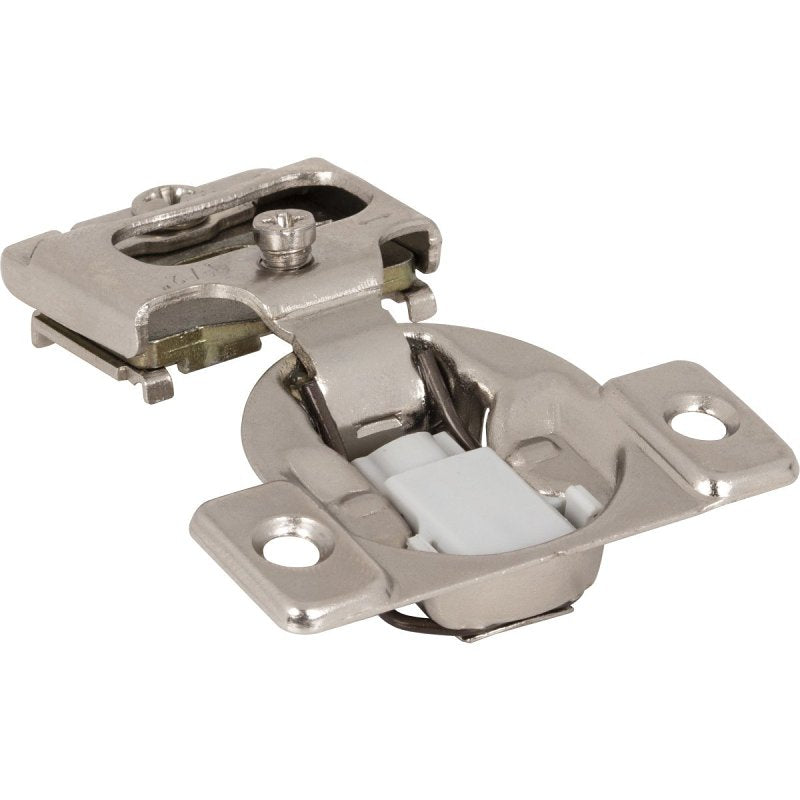 HARDWARE RESOURCES KasaWare KFHCS012-B-2 Compact Hinge, 1/2 in Overlay, Soft Close, Nickel HARDWARE & FARM SUPPLIES HARDWARE RESOURCES