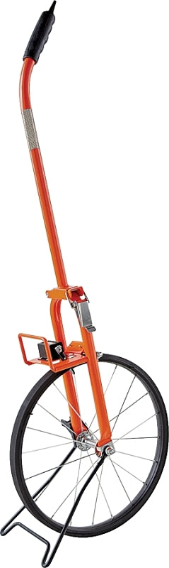 KESON LLC Keson MP401 Measuring Wheel, 9999.9 ft, 15-1/2 in Wheel, Rubber Wheel, Steel, Orange