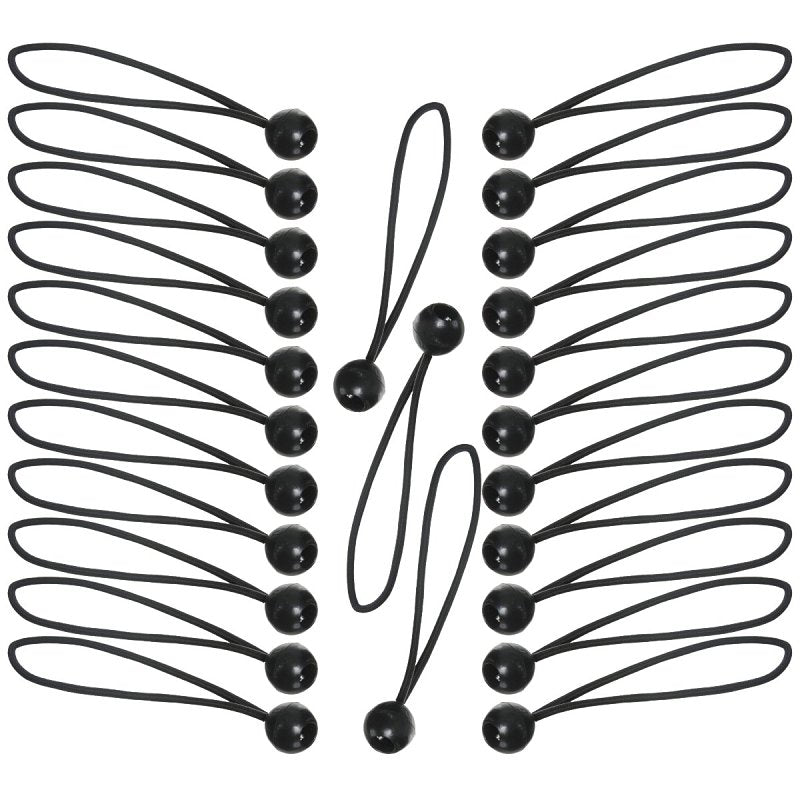KEEPER Keeper 06345 Bungee Cord, 8 in L, Rubber, Black, Toggle Ball End AUTOMOTIVE KEEPER