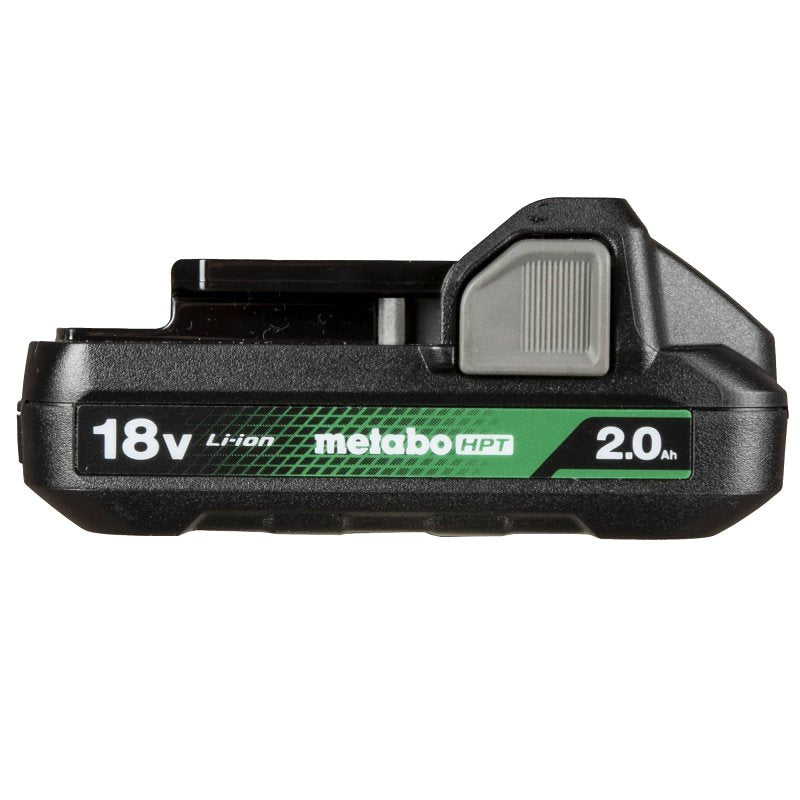 METABO HPT Metabo HPT 377797M Slide Type Battery with Gauge, 18 V Battery, 2 Ah, 20 min Charging