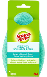 SCOTCH-BRITE Scotch-Brite 560-6 Refill Shower Scrubber, Multi-Color
