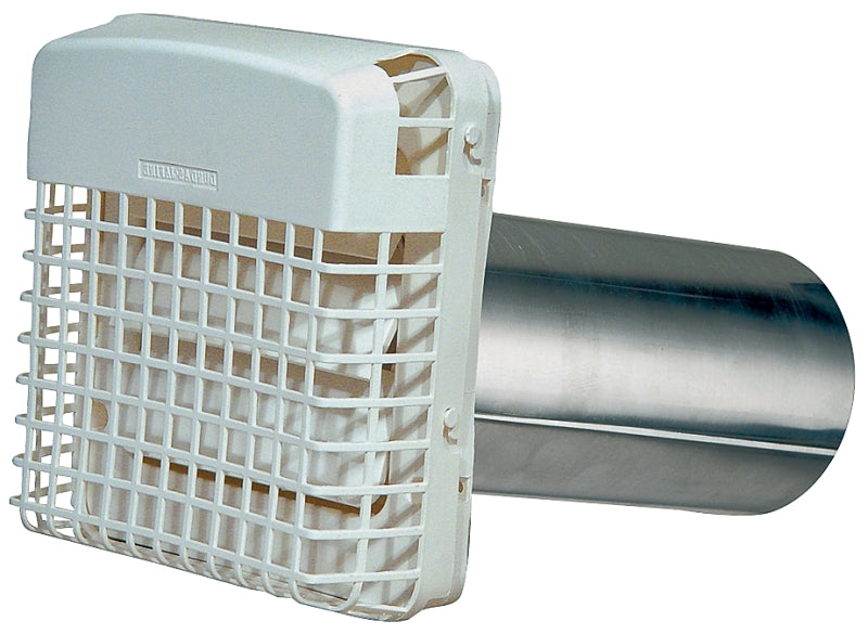 IMPERIAL Dundas Jafine ProGard BPGH4WZW Exhaust Hood, 6-1/2 in W Hood, 13-1/2 in D Hood, 7-1/4 in H Hood, Polypropylene Hood