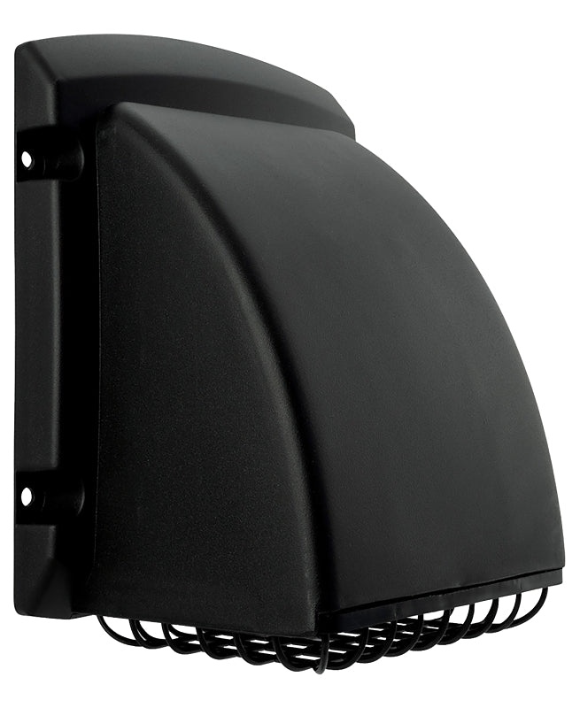 DUNDAS JAFINE Dundas Jafine ProMax PMC4BLKX Exhaust Cap, 4 in Duct, Black PLUMBING, HEATING & VENTILATION DUNDAS JAFINE   