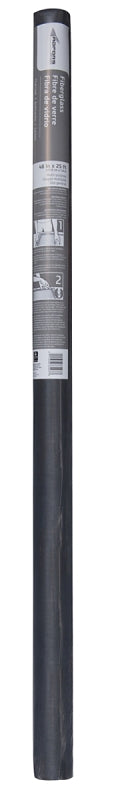 ADFORS Adfors 33205 Insect Screen, 25 ft L, 36 in W, Fiberglass, Charcoal