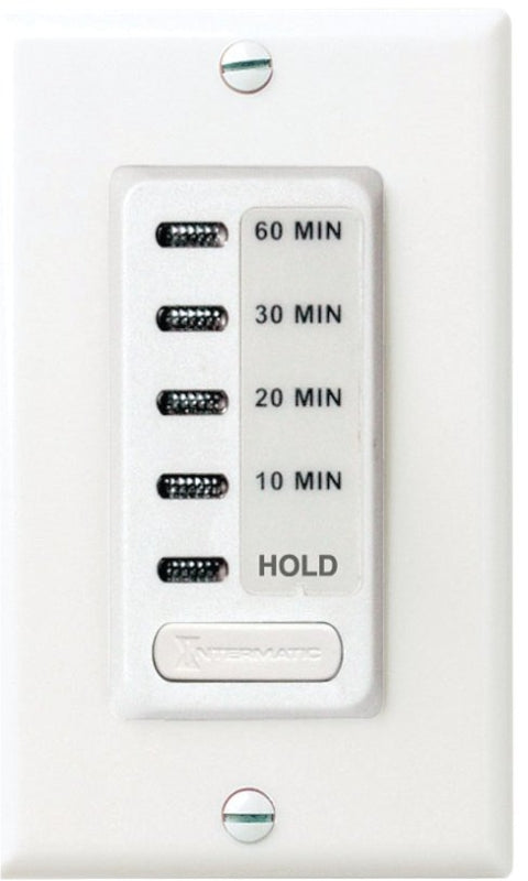 INTERMATIC Intermatic EI210W Electronic Countdown Timer, 15 A, 120 V, 1800 W, 10 to 60 min Time Setting, White ELECTRICAL INTERMATIC