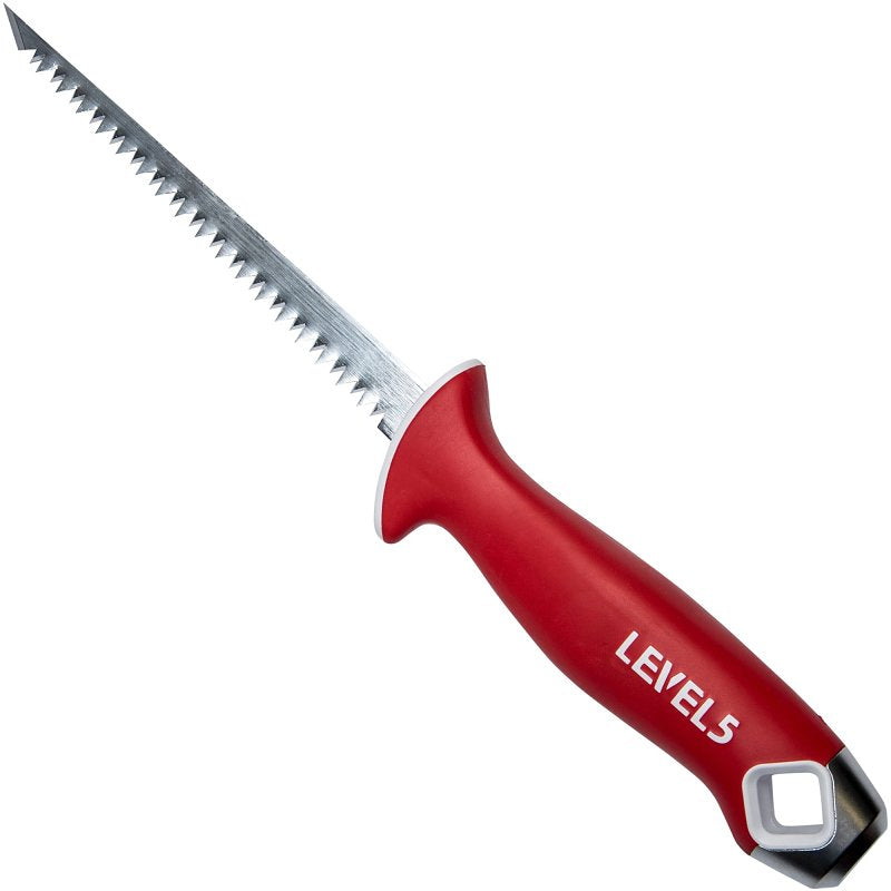 LEVEL 5 TOOLS LLC Level5 5-100 Keyhole Drywall Jab Saw With Blade, 6 in L Blade, Carbon Steel Blade, Soft Grip Handle TOOLS LEVEL 5 TOOLS LLC