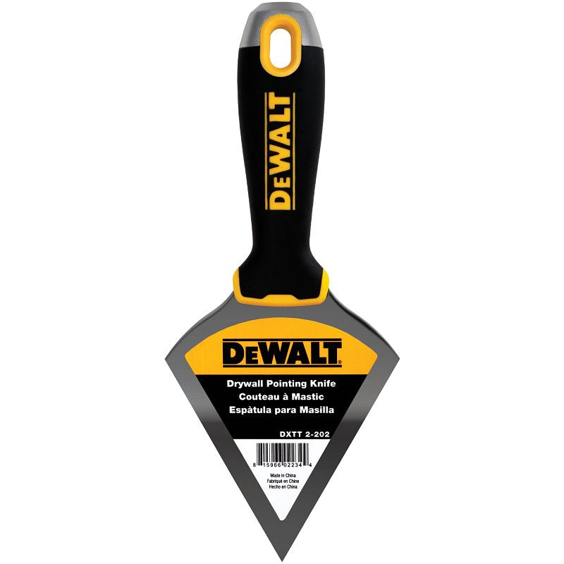 LEVEL 5 TOOLS LLC DEWALT DXTT-2-202 Pointed Knife, 3-1/2 in W Blade, Stainless Steel Blade, Precision Ground Blade, Nylon Handle BUILDING MATERIALS LEVEL 5 TOOLS LLC