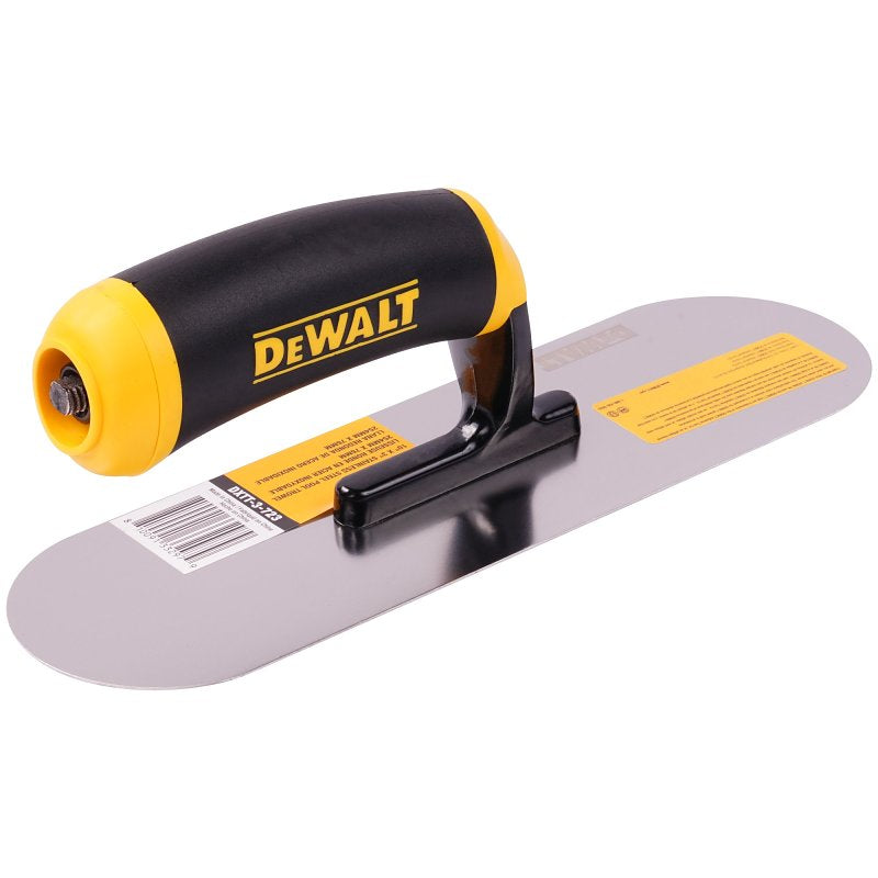 LEVEL 5 TOOLS LLC DEWALT DXTT-3-723 Pool Trowel, 10 in L Blade, Stainless Steel Blade, Ergonomic, Soft Grip Handle, Plastic Handle