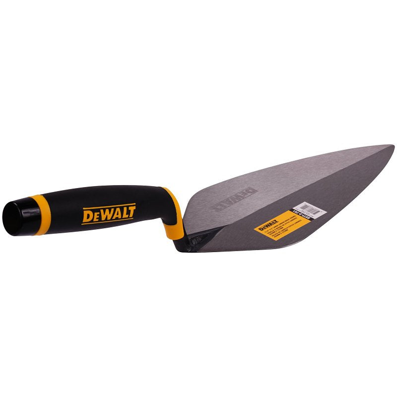 LEVEL 5 TOOLS LLC DEWALT DXTT-3-751 London Brick Trowel, 11-1/2 in L Blade, 5 in W Blade, Carbon Steel Blade, Soft Grip Handle