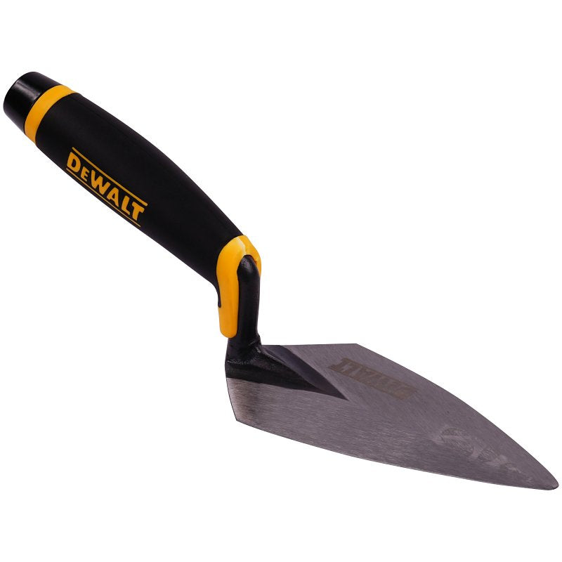 LEVEL 5 TOOLS LLC DEWALT DXTT-3-753 Pointing Trowel, 5 in L Blade, 2-1/2 in W Blade, Carbon Steel Blade, Non-Slip, Soft Grip Handle TOOLS LEVEL 5 TOOLS LLC