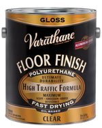 VARATHANE Varathane 130031 Floor Finish Paint, Gloss, Liquid, Crystal Clear, 1 gal, Can