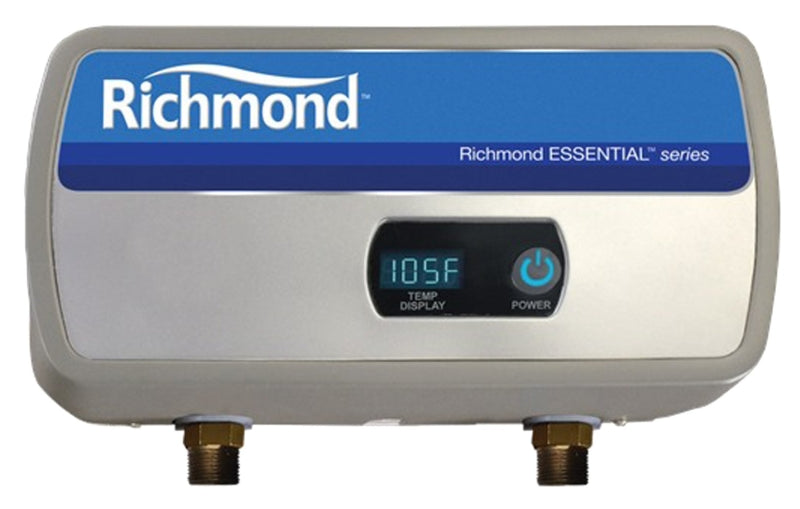 RICHMOND Richmond RMTEX-04 Electric Heater, 29 A, 120 V, 3.5 kW, 0.998 % Energy Efficiency, 0.5 to 2 gpm APPLIANCES & ELECTRONICS RICHMOND   