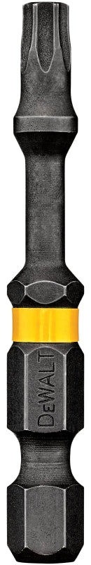 DEWALT Impact Ready DWA2TX25IRB Power FlexTorq Screwdriver Bit, T25, Torx, 1/4 in Hex Shank, 2 in L, S2 Chrome Molybdenum Steel TOOLS DEWALT