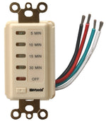 WOODS Woods 59720WD Countdown Timer, 15 A, 120 V, 1800 W, 5 to 30 min Time Setting, 24 On/Off Cycles Per Day Cycle ELECTRICAL WOODS