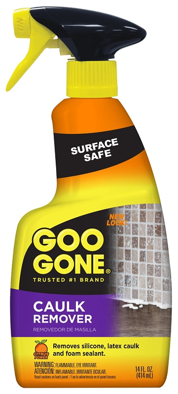 WEIMAN PRODUCTS Goo Gone 2066A Caulk Remover, Gel, Orange Lime, Clear, 14 oz