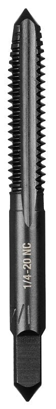 MILWAUKEE Milwaukee 49-57-5134 Straight Flute Plug Tap, 1/4-20 Thread, Coarse Thread, HCS TOOLS MILWAUKEE