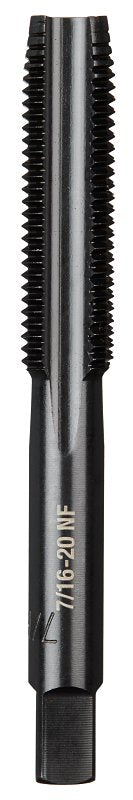 MILWAUKEE Milwaukee 49-57-5157 Straight Flute Plug Tap, 7/16-20 Thread, Fine Thread, HCS