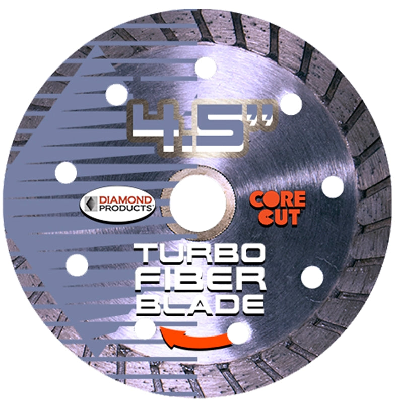 DIAMOND PRODUCTS Diamond Products 01078 Specialty Blade, 4-1/2 in Dia, 7/8 in Arbor, Carbide Cutting Edge