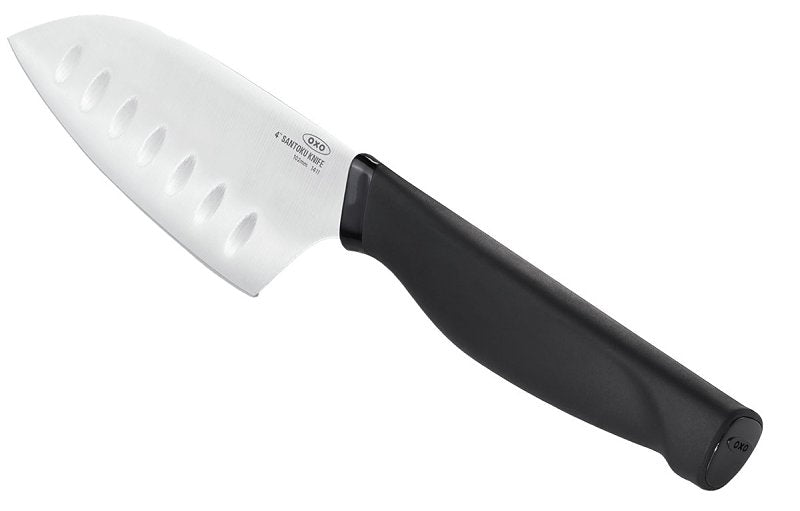 OXO INTERNATIONAL Good Grips 23081 Mini Santoku Knife, 4 in L Blade, Stainless Steel Blade HOUSEWARES OXO INTERNATIONAL