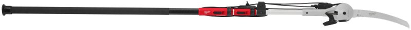 MILWAUKEE ELECTRIC TOOL Milwaukee 48-22-9375 Heavy-Duty Pole Saw and Pruner, 1-1/4 in Pruner, 7 in Saw Cutting Capacity, Aluminum Blade