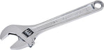 CRESCENT Crescent AC28VS Adjustable Wrench, 8 in OAL, 1-1/8 in Jaw, Steel, Chrome-Plated, Non-Cushion Grip Handle TOOLS CRESCENT