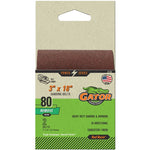 GATOR Gator 3159 Sanding Belt, 3 in W, 18 in L, 80 Grit, Aluminum Oxide Abrasive, Medium