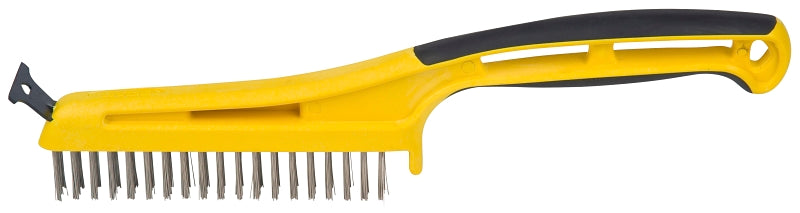 HYDE Hyde 46810 Stripping Brush, 1 in L Trim, Stainless Steel Bristle, 5-1/4 in W Brush PAINT HYDE