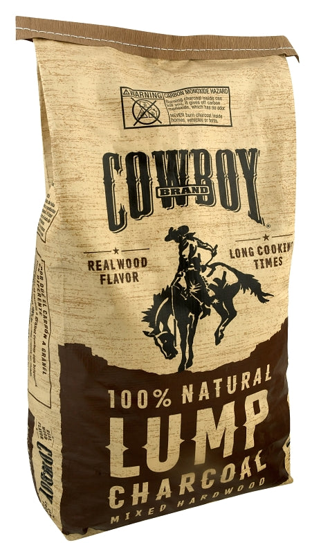 B&B / COWBOY CHARCOAL Cowboy 24220N Lump Charcoal, 20 lb Bag