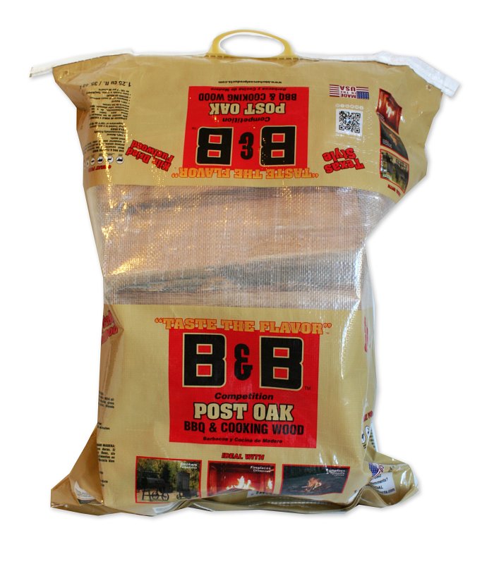B&B / COWBOY CHARCOAL B & B Charcoal 00117 Series Cooking Log, Post Oak, Wood, 90 min Burn Time, 1.25 cu-ft OUTDOOR LIVING & POWER EQUIPMENT B&B / COWBOY CHARCOAL