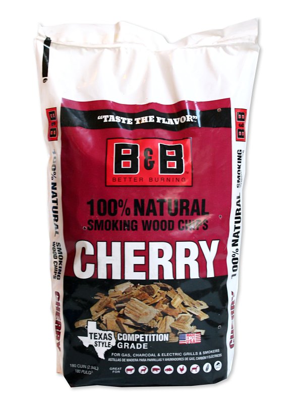 B&B / COWBOY CHARCOAL B & B Charcoal 38066 Series Smoking Chips, Cherry, Wood, 180 cu-in