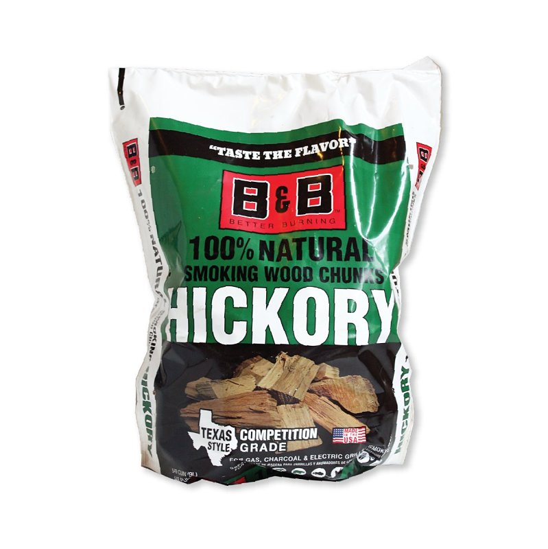 B&B / COWBOY CHARCOAL B & B Charcoal 00129 Series Smoking Chunk, Hickory, Wood, 549 cu-in OUTDOOR LIVING & POWER EQUIPMENT B&B / COWBOY CHARCOAL
