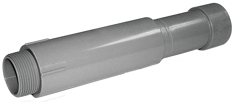 CARLON Carlon E945 E945G Expansion Coupling, 1-1/4 in Female Socket, 6 in L, PVC, Gray