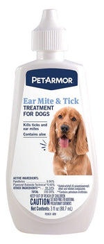 PETARMOR PetArmor SG02588 Ear Mite and Tick Treatment, 3 oz