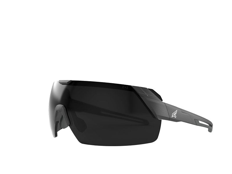 EDGE Edge Makalu Series MK116 Safety Glasses, Impact-Resistant Lens, Polycarbonate Lens, Nylon Frame, Black Frame