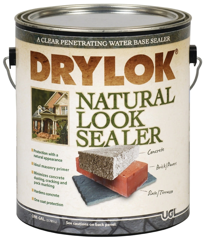DRYLOK Drylok 22113 Natural Look Sealer, Clear, Liquid, 1 gal, Pail PAINT DRYLOK