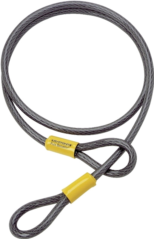 SCHLAGE LOCK Schlage 999256 Flexible Cable Lock, Steel Body, 3/8 in Dia Shackle