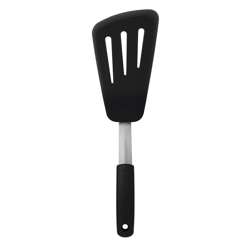 OXO INTERNATIONAL Good Grips 1071532 Omelet Turner, 13-1/2 in OAL, Silicone Blade, Multi-Color