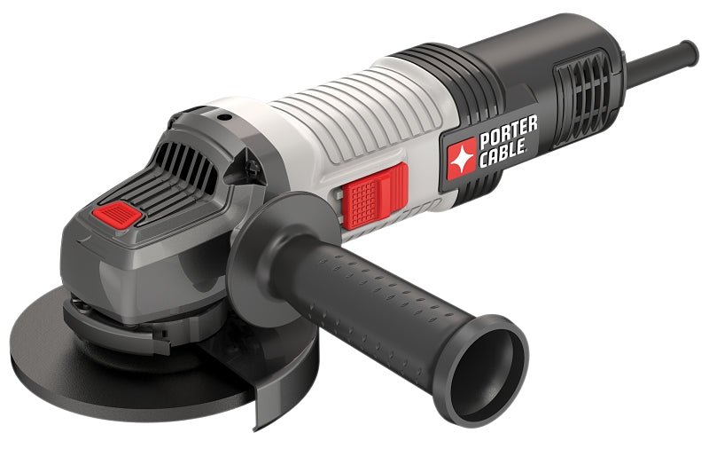 PORTER-CABLE Porter-Cable PCEG011 Angle Grinder, 6 A, 5/8 in Spindle, 4-1/2 in Dia Wheel, 12,000 rpm Speed