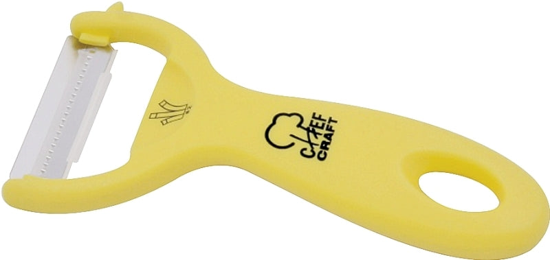 CHEF CRAFT Chef Craft 21643 Peeler, Plastic/Stainless Steel, Yellow