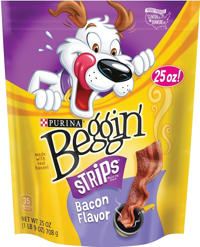 NESTLE PURINA PET CARE Purina 3810011049 Dog Treat, Bacon, 25 oz Pouch PET & WILDLIFE SUPPLIES NESTLE PURINA PET CARE