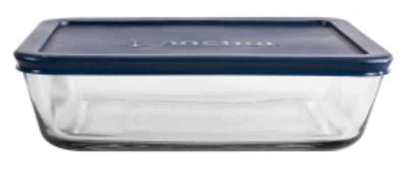 ANCHOR HOCKING Anchor Hocking 85913L20 Kitchen Food Storage with Lid, 6 Cup, Glass, Clear, 8-1/4 in Dia, 2.4 in H HOUSEWARES ANCHOR HOCKING